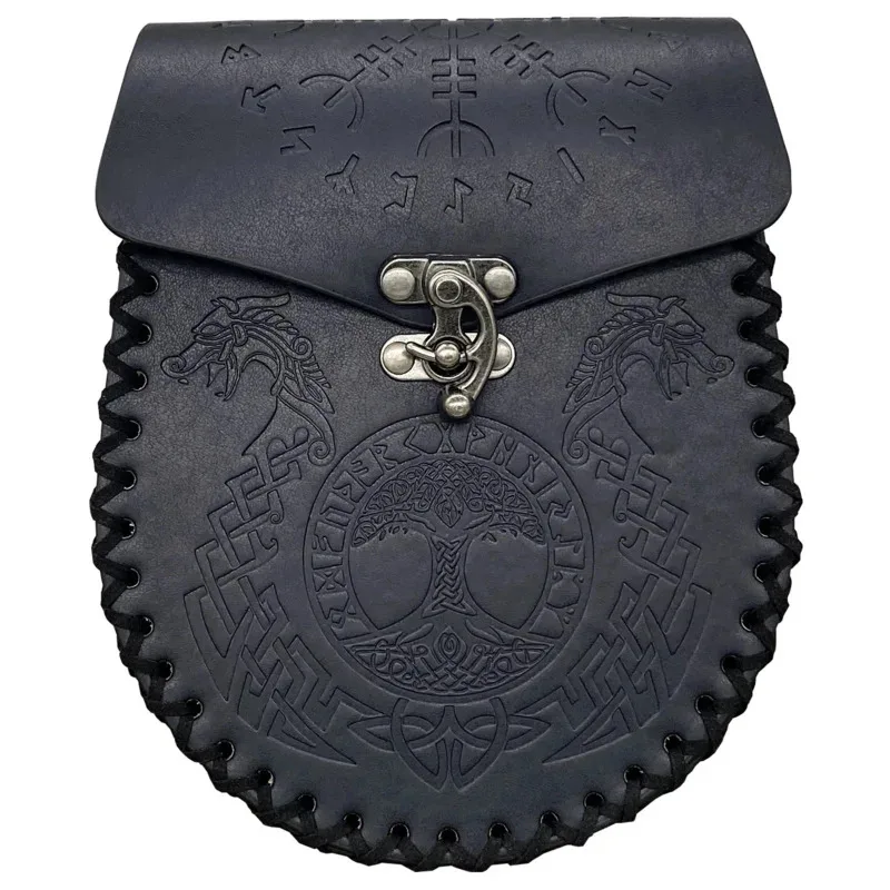 Disfraces de Halloween para mujeres y hombres, estilo medieval, bolso, cinturón, retro, vintage, caballero vikingo, accesorios de pirata;2,k'5,t;8.