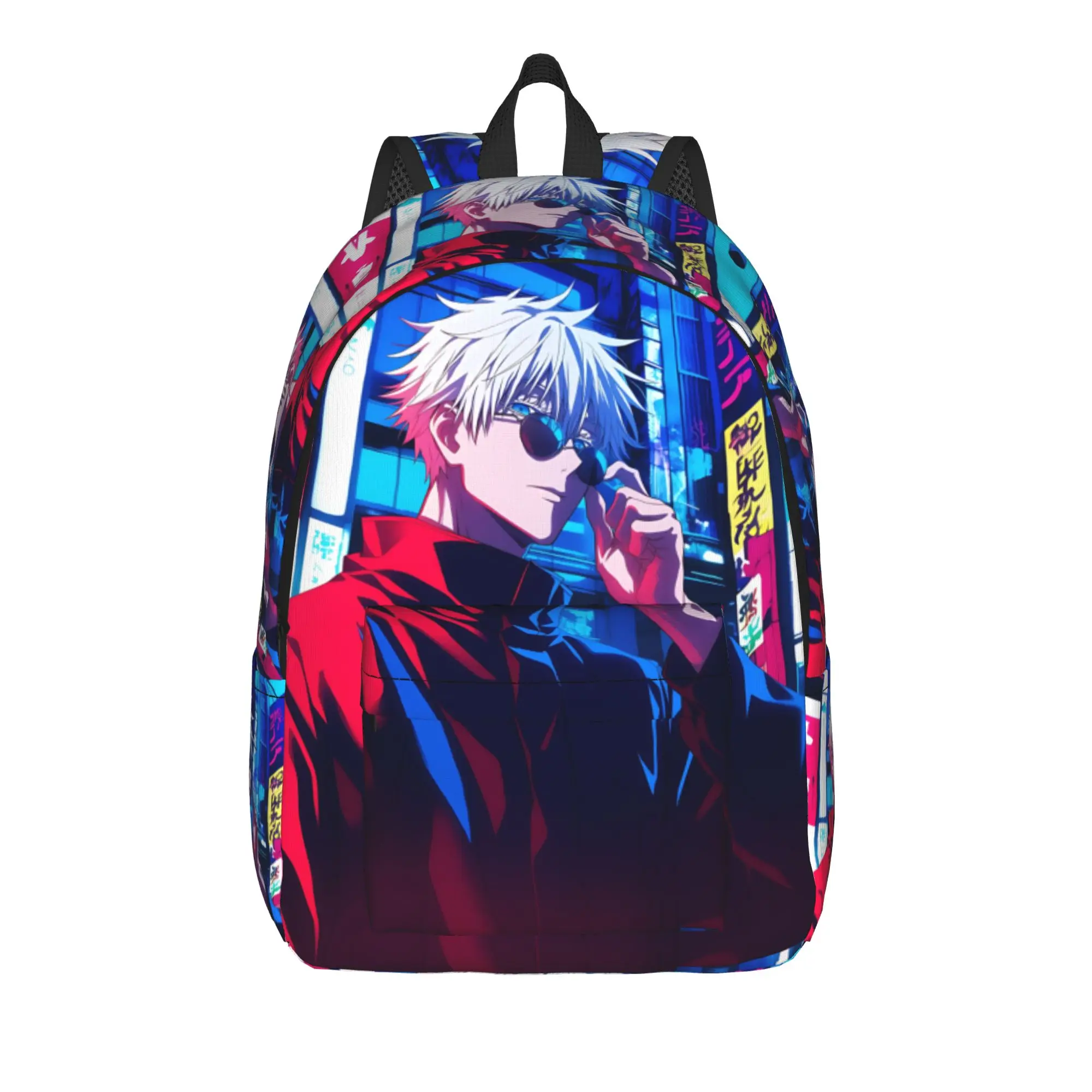 

Fashion Jujutsu Kaisen Backpack funko Mochilas Vintage High School Retro Washable Rucksack