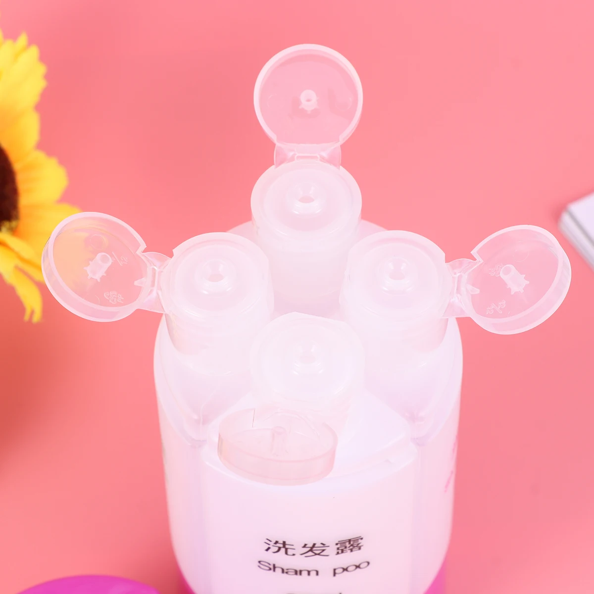 

1Pcs Travel Bottle Set 4-in-1 Leakproof Refillable Toiletries Container for Shampoo Lotion Soap Portable Travel Accessories