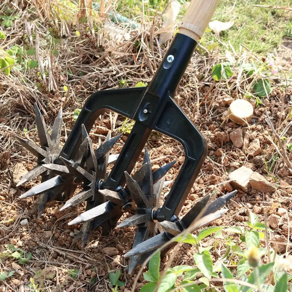 Soil Turning Tool Grassland Scarifier Garden Aerator Rotary Tiller Soil Scarifier