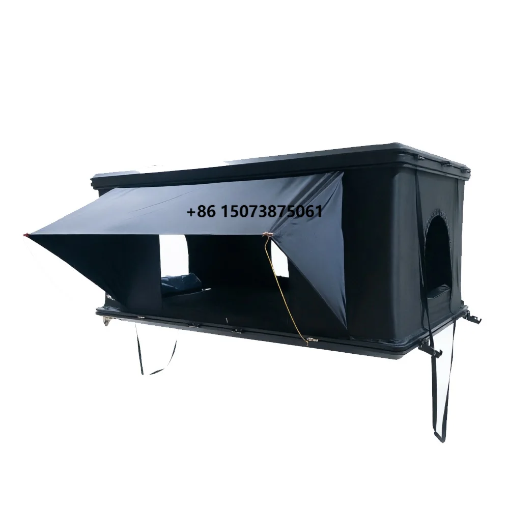 Four-season Hard Shell Roof Tent Diagonal Bracing Type Quick Automatic Opening Outdoor Camping Equipment for Helicopter SUV