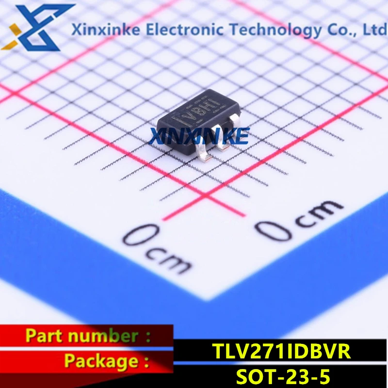 5PCS TLV271IDBVR SOT-23-5 Mark: VBHI Operational Amplifiers Op Amps 550uA/Ch 3MHz R/R Op Low Power Amplifier Chip Brand New