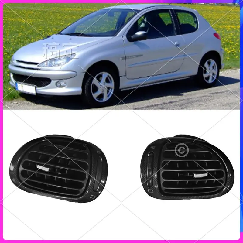 

AR-Car Dashboard Air Conditioner Outlet Assembly A/C Outlet Panel Air Outlet Vent Grille Forpeugeot 206 Citroen C2