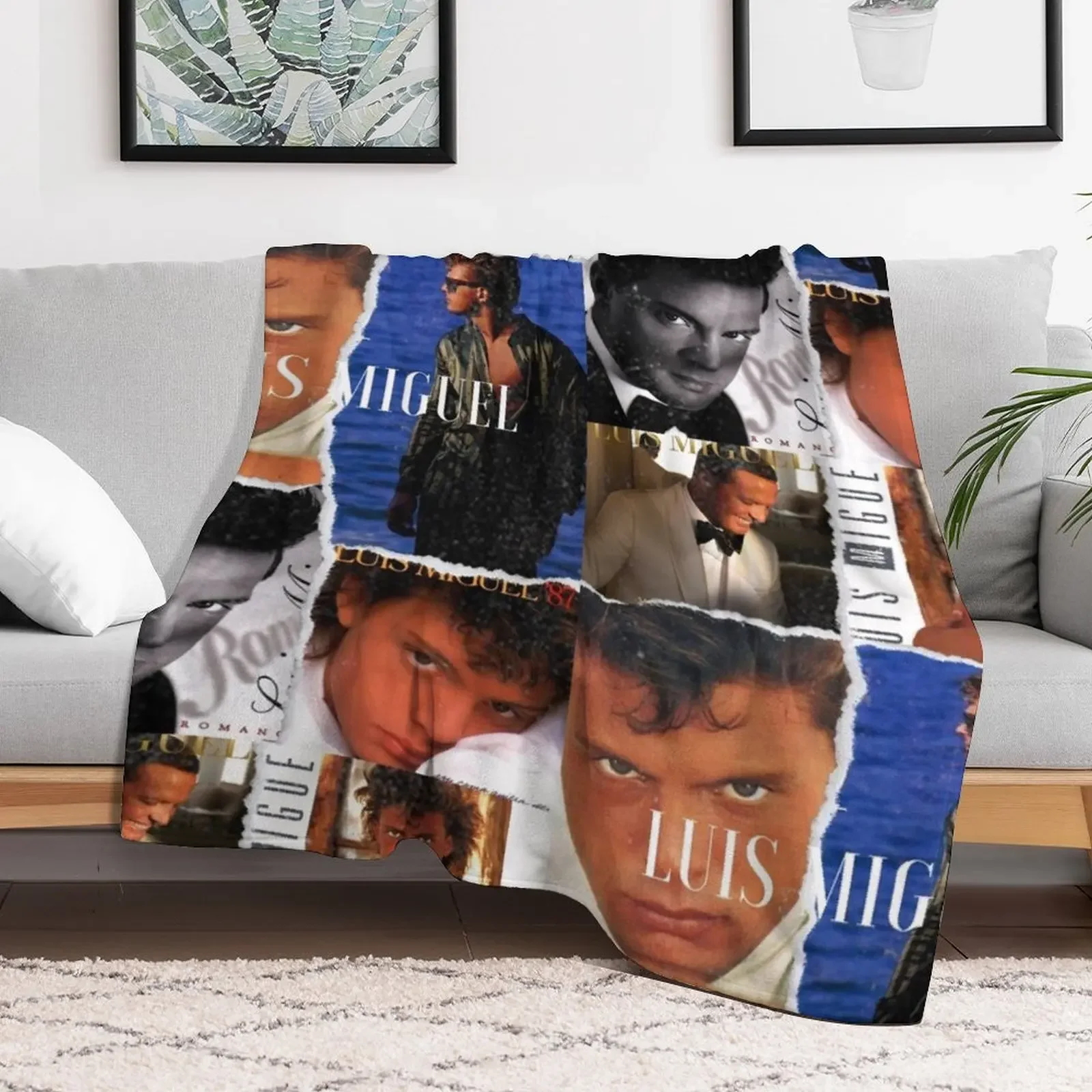 Luismi Albums Throw Blanket Stylish Decor Blanket Gift for Friends Roommate