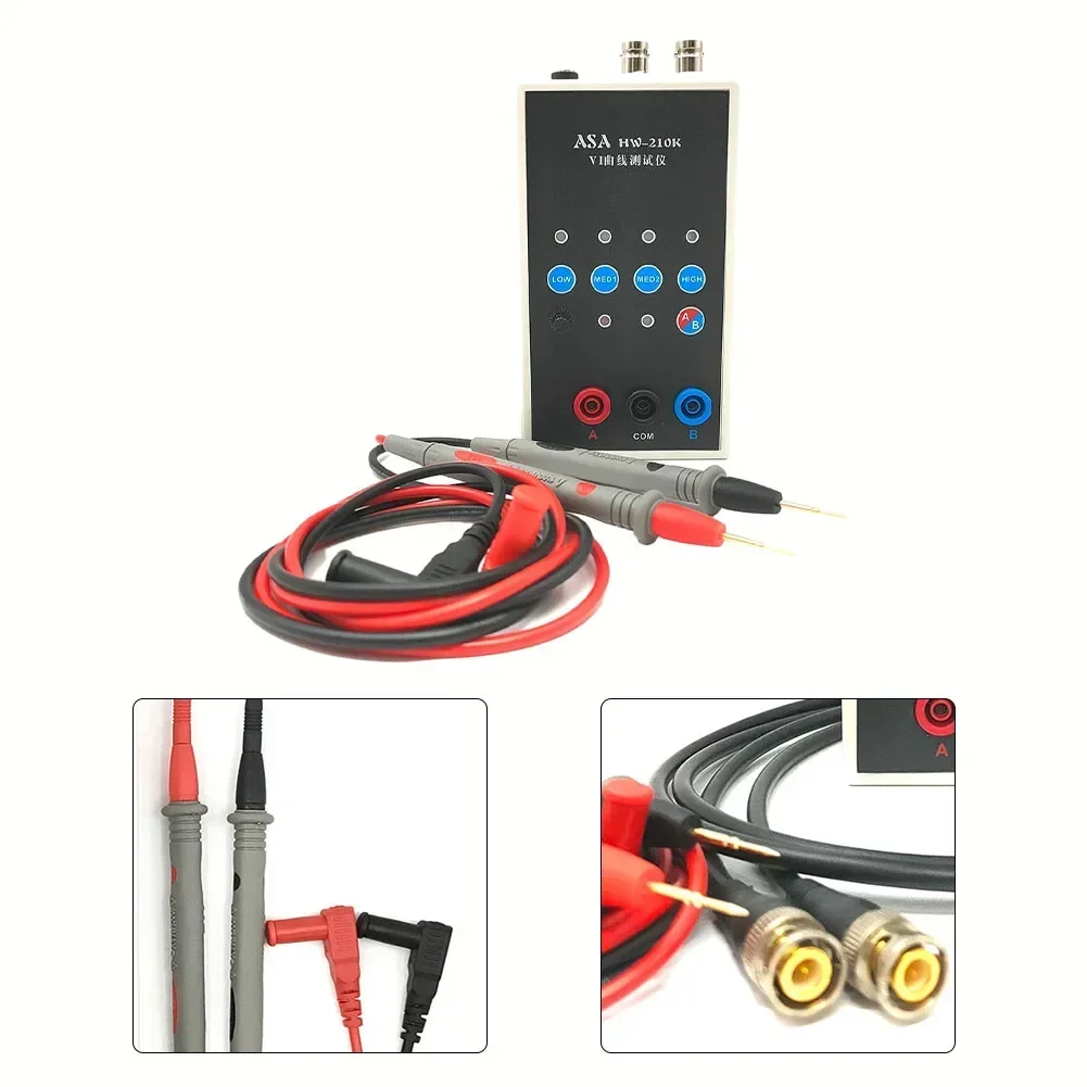 Imagem -04 - Melhorar a Precisão com Osciloscópio Digital Portátil de Canal Duplo vi Curve Tester Placa de Circuito Online Asa Tester