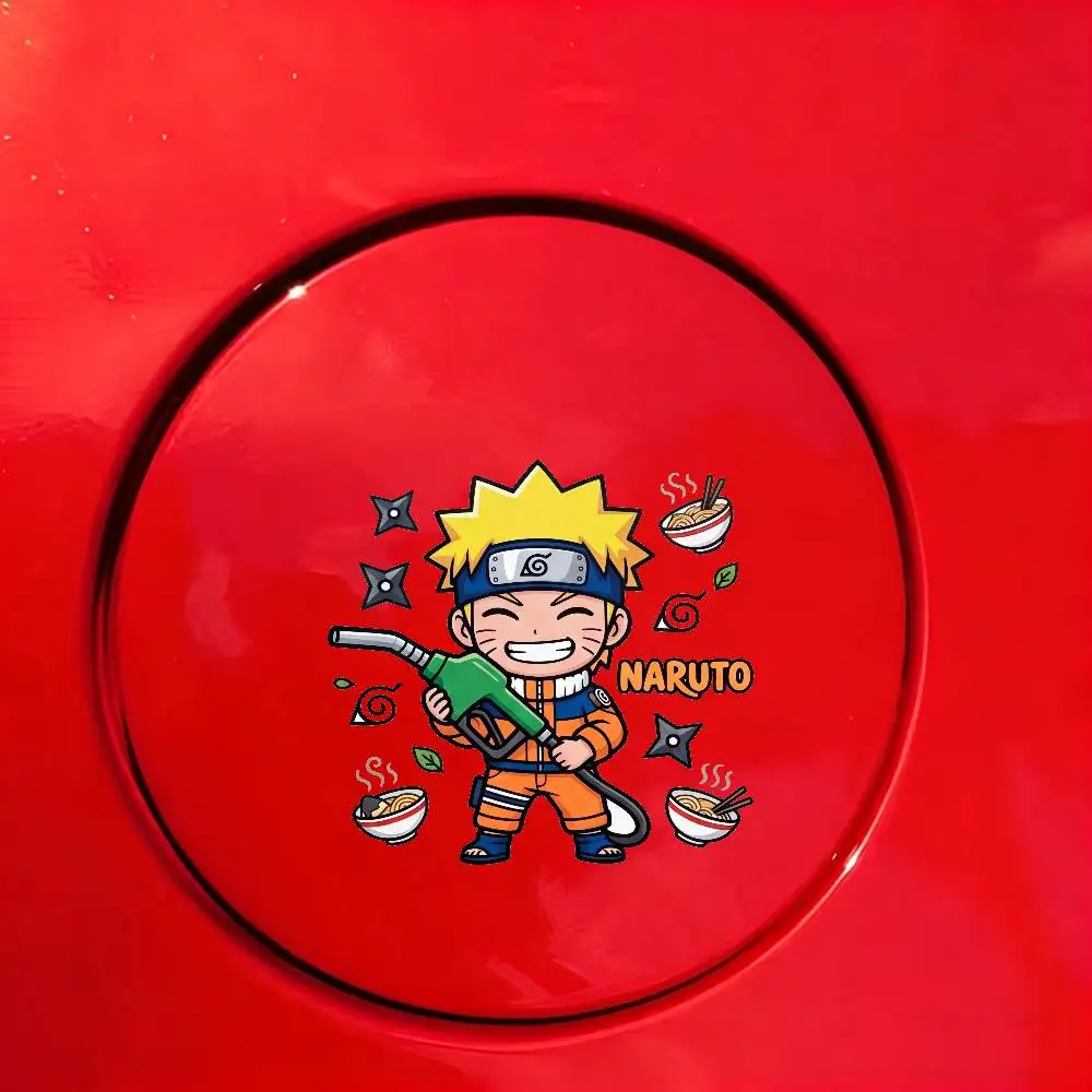 FOR NARUTO Car Fuel Tank Cap Sticker Funny Auto Decal Waterproof Vinyl Sticker