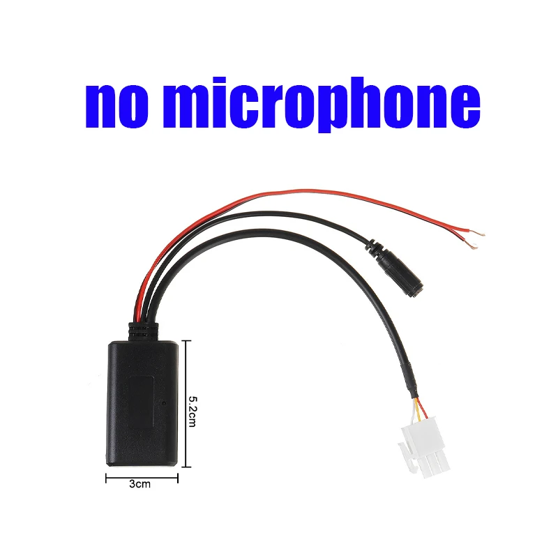 Car Accessories Car Motorcycle 3P AUX Bluetooth Cable Modification Bluetooth Module With MIC Microphone For Honda Jinyi GL1800