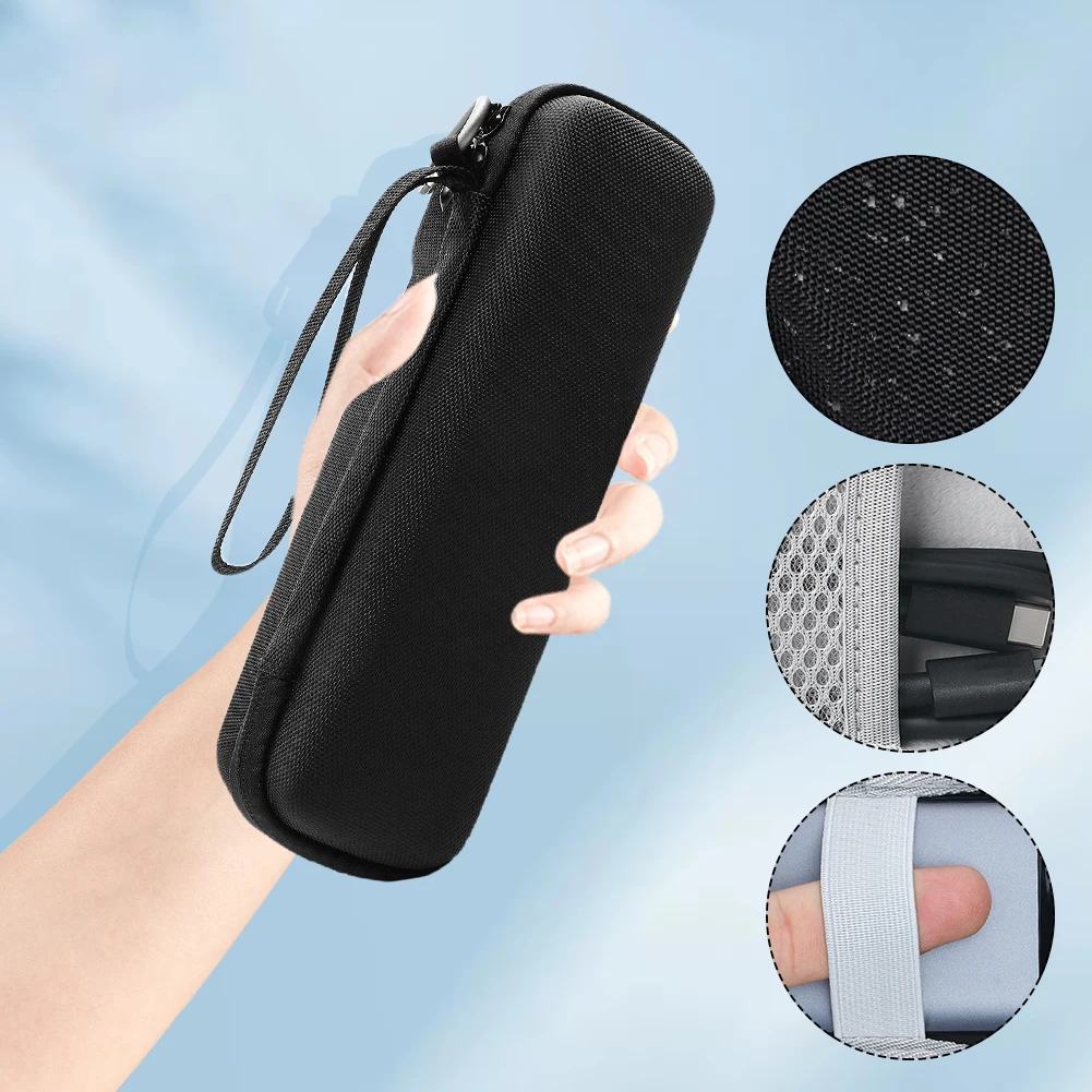 Жесткая дорожная фотополиуретановая Противоударная Портативная сумка для хранения с ручным ремешком и карабином для внешнего аккумулятора Anker 737 (PowerCore 24K)24000 мАч