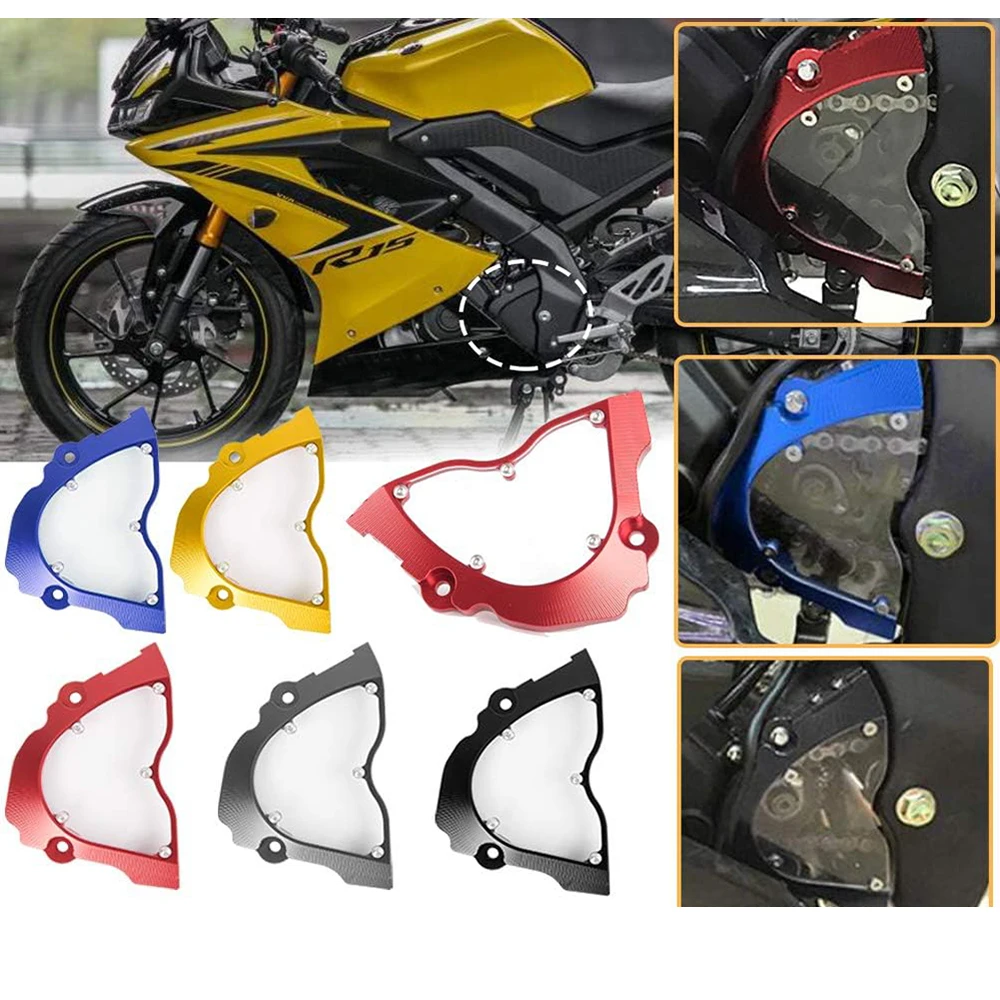 

Передняя Звездочка Мотоцикла защитная цепь для Yamaha YZF-R15 YZF R15 V3 аксессуары 2017 18 2019 2020 YZFR15 обтекатель