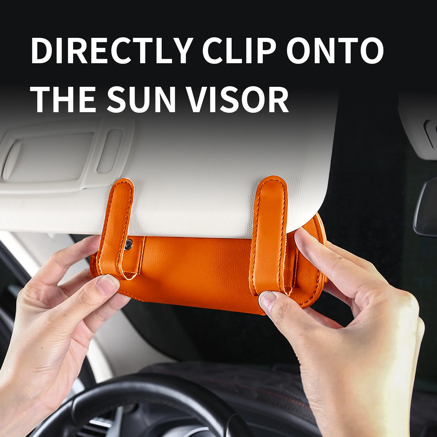 Res Auto Sun Visor Glasses Holder For Volkswagen ID3 ID4 ID6 Tiguan Allspace Santana T-CROSS T - ROC Cars Accessories Interior