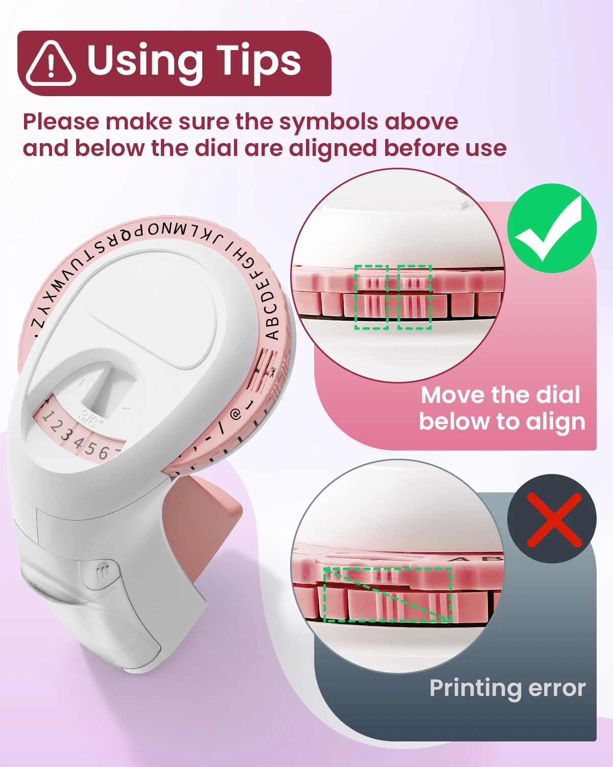 Label Maker for Jars 3D Handheld Sticker Embossed Labeller with 6 Tapes Protable Embossing Label Printer for Home DIY Crafting