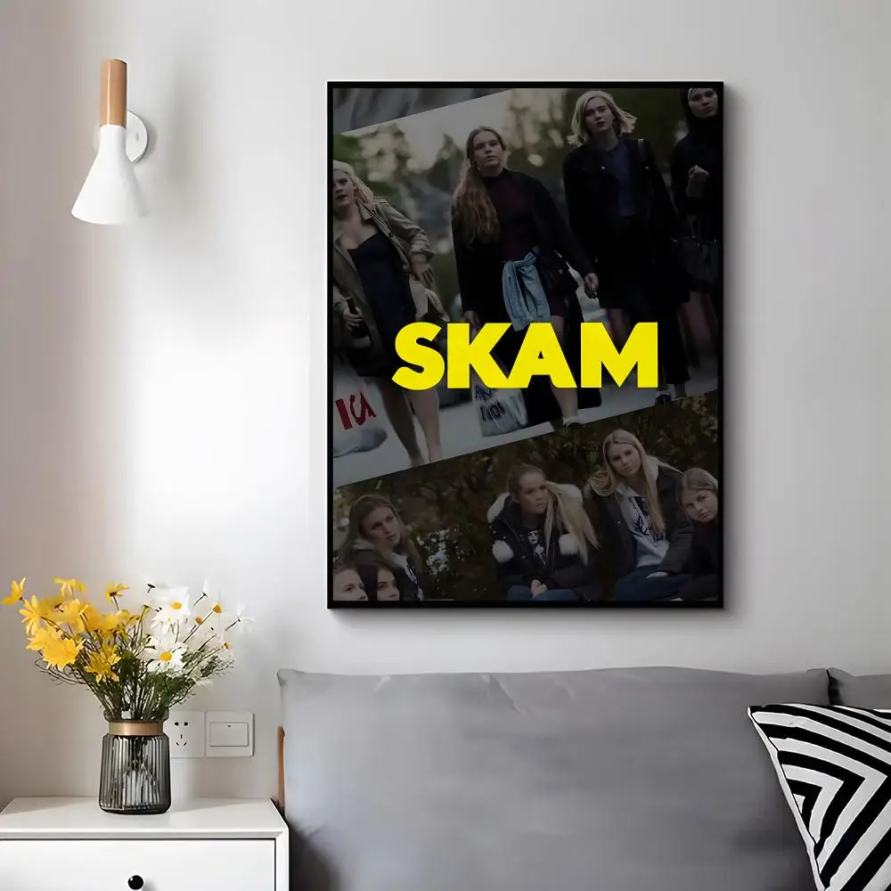 Teen Drama S-Skam France Poster Trendy Aesthetic Wall Decor for Dorm & Bedroom