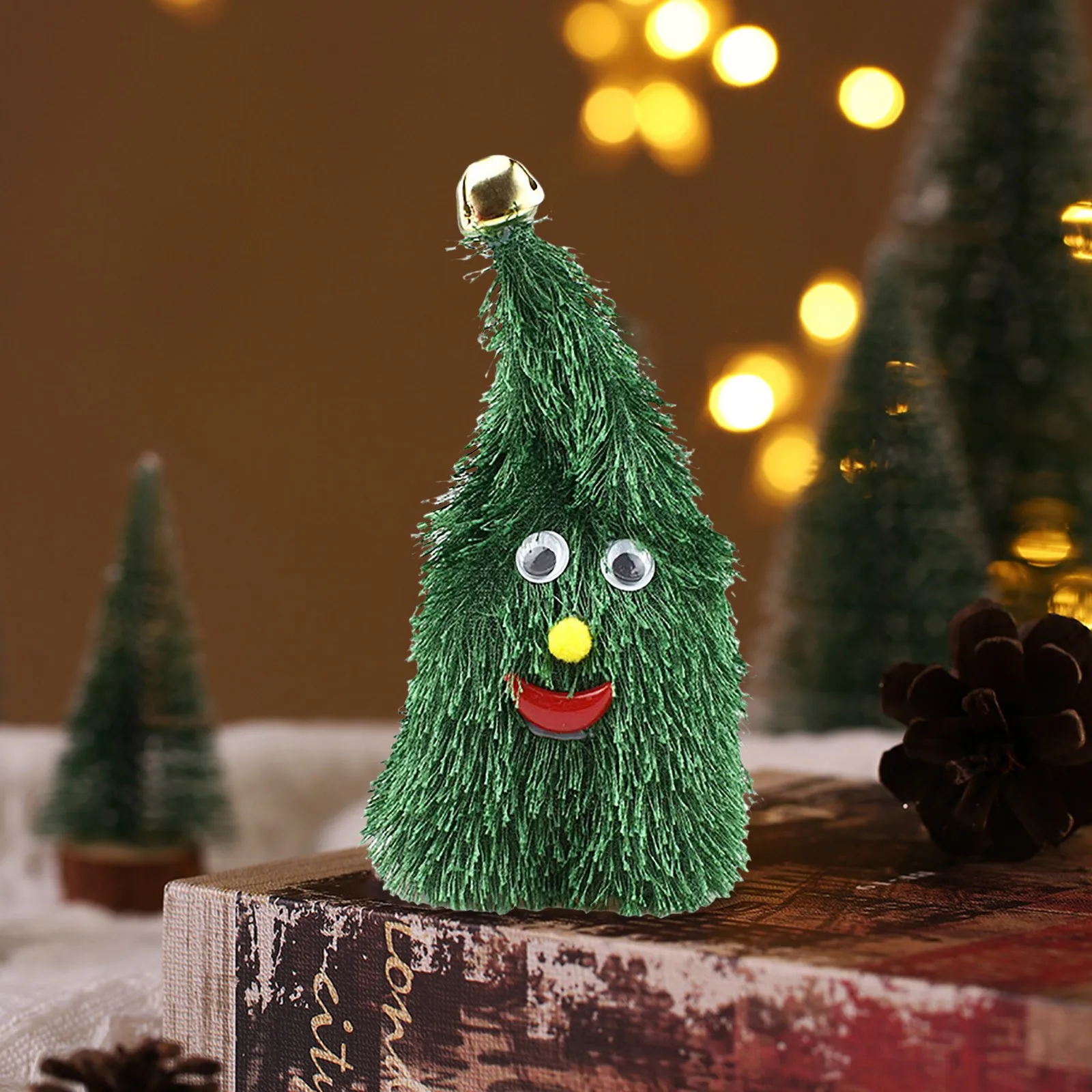 ألعاب جديدة 2025 موضة مضحكة قبعة عيد الميلاد وشجرة عيد الميلاد المشي تذبذب لعبة الرقص دمية عطلة شاشة لسطح المكتب ديكور #2