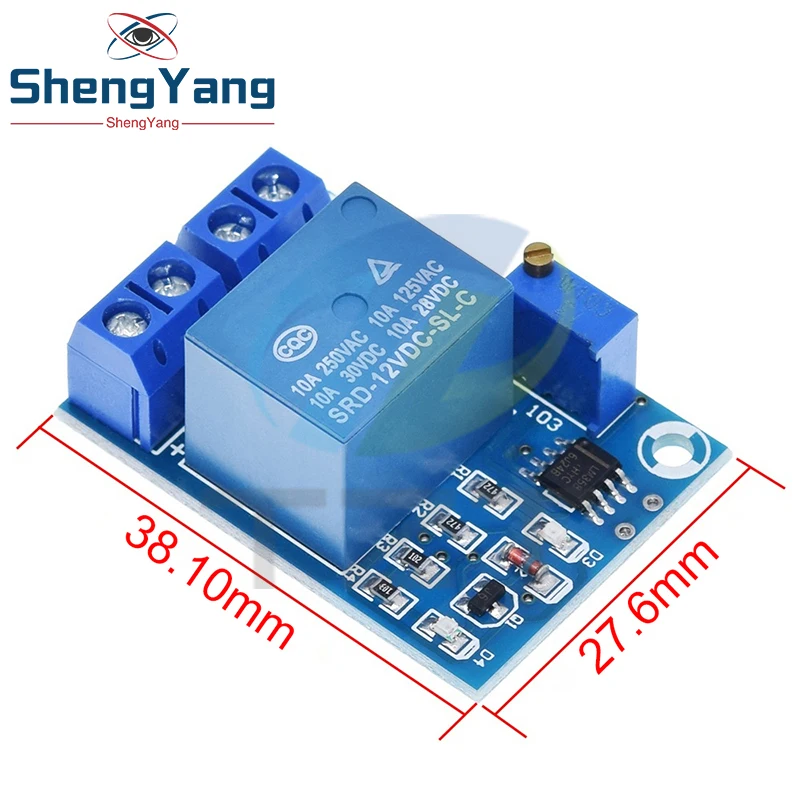 1/5PCS DC 12V Battery Undervoltage Low Voltage Cut off Automatic Switch Recovery Protection Module Charging Controller Board