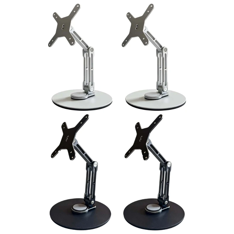 Höhenverstellbarer Monitorarm-Displayständer mit 153-mm-122-mm-Verlängerung und rutschfester Basis für Workstation M76A – Detail 1