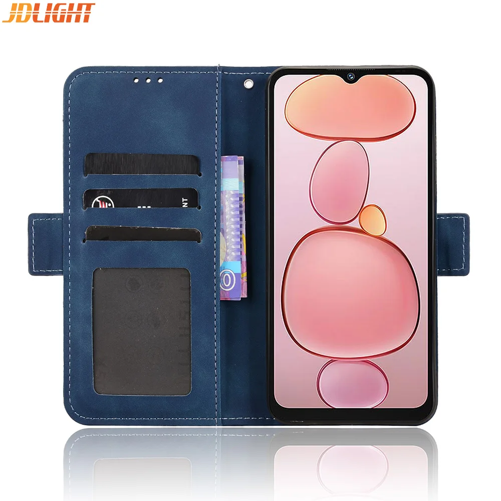 Чехлы-кошельки для Oukitel C2/C3/C5 2025, кожаный чехол, откидная крышка для книги с магнитной застежкой, держатель для фотокарточек, сумки для мобильных телефонов