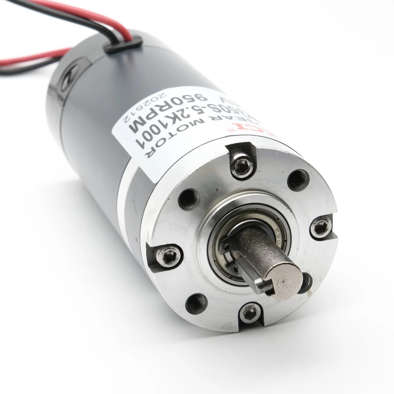 50MM DC 12V 24V Torque Power PMDC Planetary Reducer Gear Motor 70W 100W Permanent Magnet 10MM Shaft Keyway 6RPM-1300RPM 50PG50S