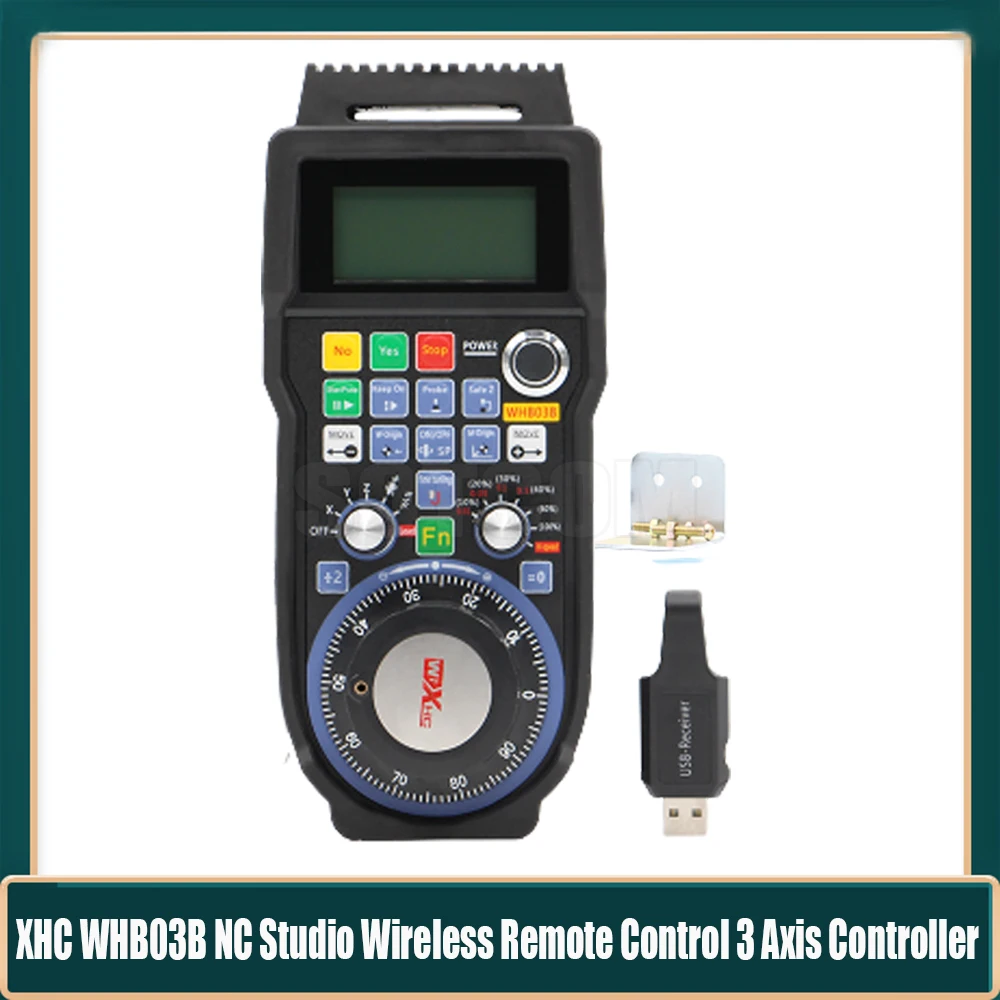 

New Update Xhc Whb03b 3 Axis Usb Wireless Remote Control Nc Studio Cnc Wireless Hand Wheel Weihong Control System