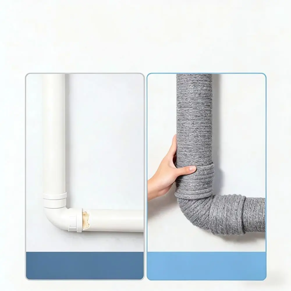 Waterproof Decorative Sticker Pipe Sewer Air Conditioner Conduit Hiding Film Modern Home Wall Art Improvement Accessory Style