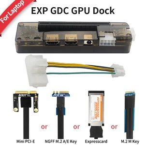 Exp GDC External portable video card portable dock docking Station Plate Mini PCI-E NGFF M.2 A and ExpressCard key 7 Main Sales External Video Plate for Notebook - №7