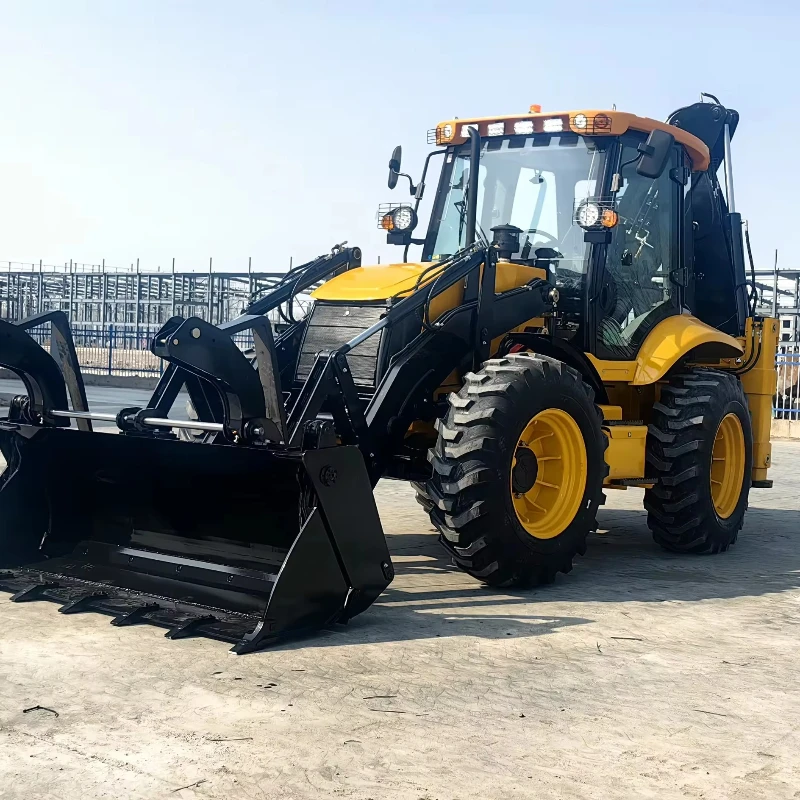 Terna frontale 388H da 2,5 tonnellate con benna 6 in 1