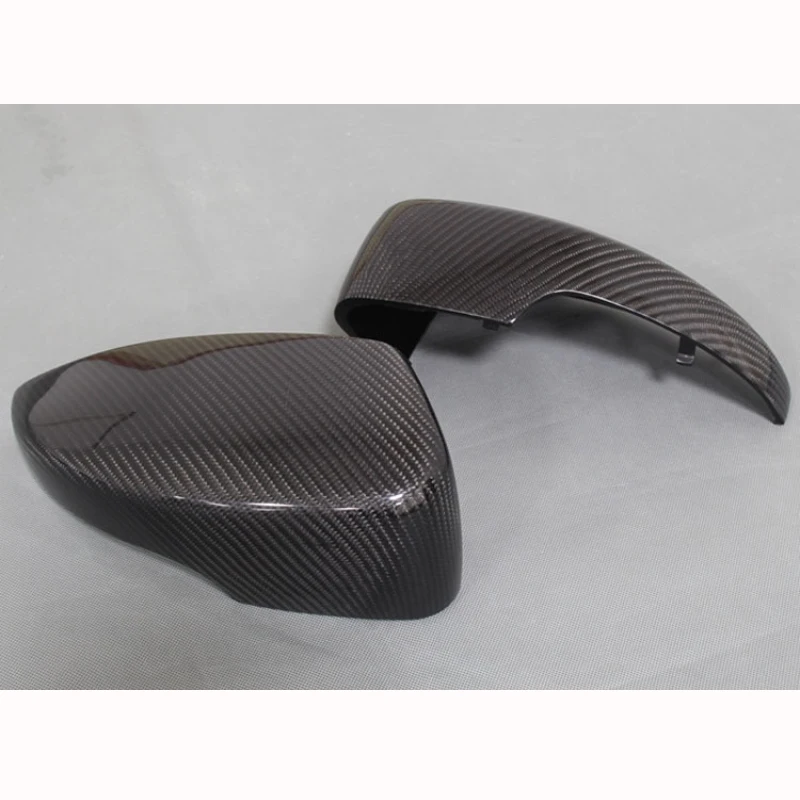 Carbon Fiber Fibre Side View Mirror Covers Caps For Ford Mustang KUGA