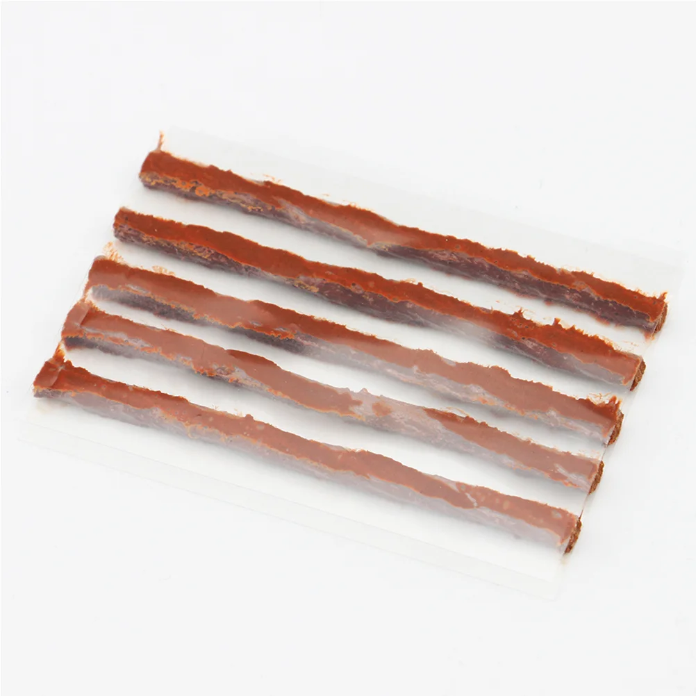 

30pcs Motorcycle Car Tubeless Tire Puncture Repair Strips Sealer (Brown) Motorcycle tire repair strip