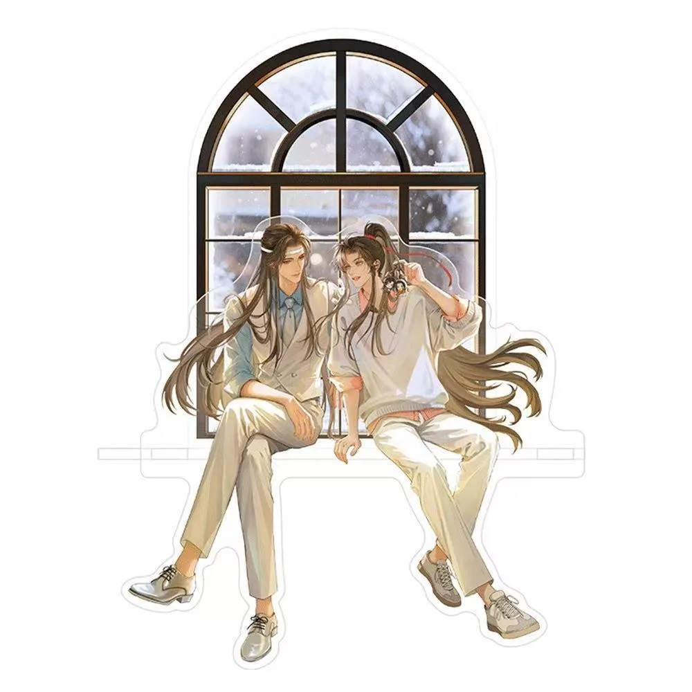 Mo Dao Zu Shi Acrylic Stand Wei Wuxian Lan Wangji Figure Qing Guang Qian Xue Series Anime Couple Desk Decor MDZS Merchandise
