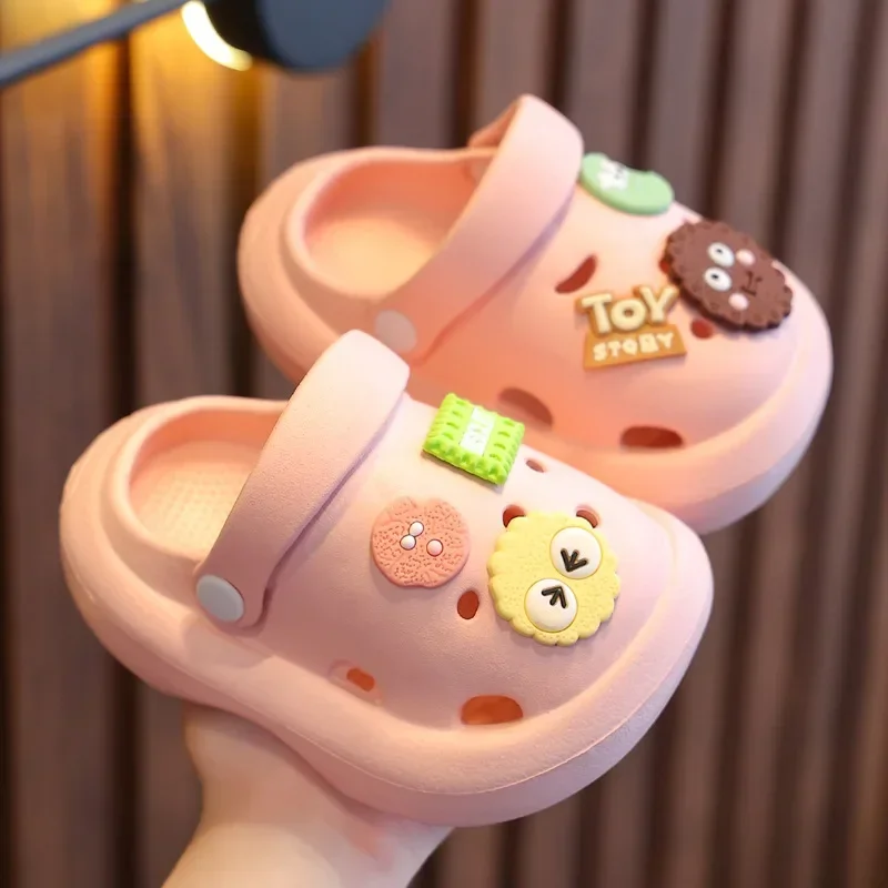 2026 Summer Children Girl Boy Mules Clogs Kids Summer Crock Candy Garden Beach Slippers Cave Hole Baby Shoes for Girls Boys view 5