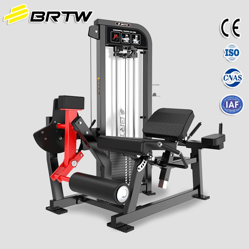 Fitness Steel Prone Leg Curl Machine Commercial Strength Fitness Gym Equipment Pin Loaded Leg Press Machine
