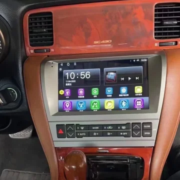 p Wireless Carplay For Lexus Sc430 Sc400 2001 2002-2010 Android 14.0 Car Radio Stereo Video Player MultimediNavigation Screen