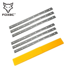 FOXBC 13 인치 333mm 대패 블레이드 교체 용 DeWalt DW735 DW735X 6-목공용 목재 대패 칼-2 세트