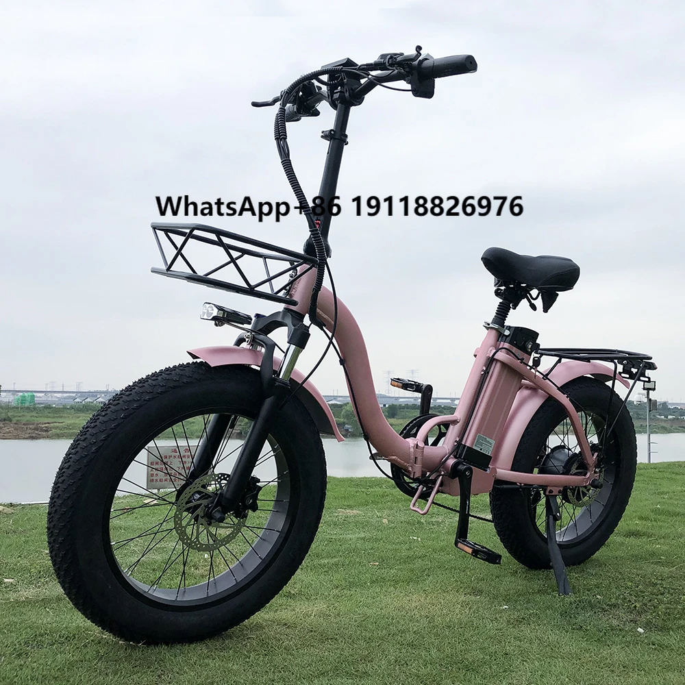 

48V15Ah 750W PINK Lady Electric Bike European Warehouse Drop Shipping Motorbike Electric Bicycle for Women