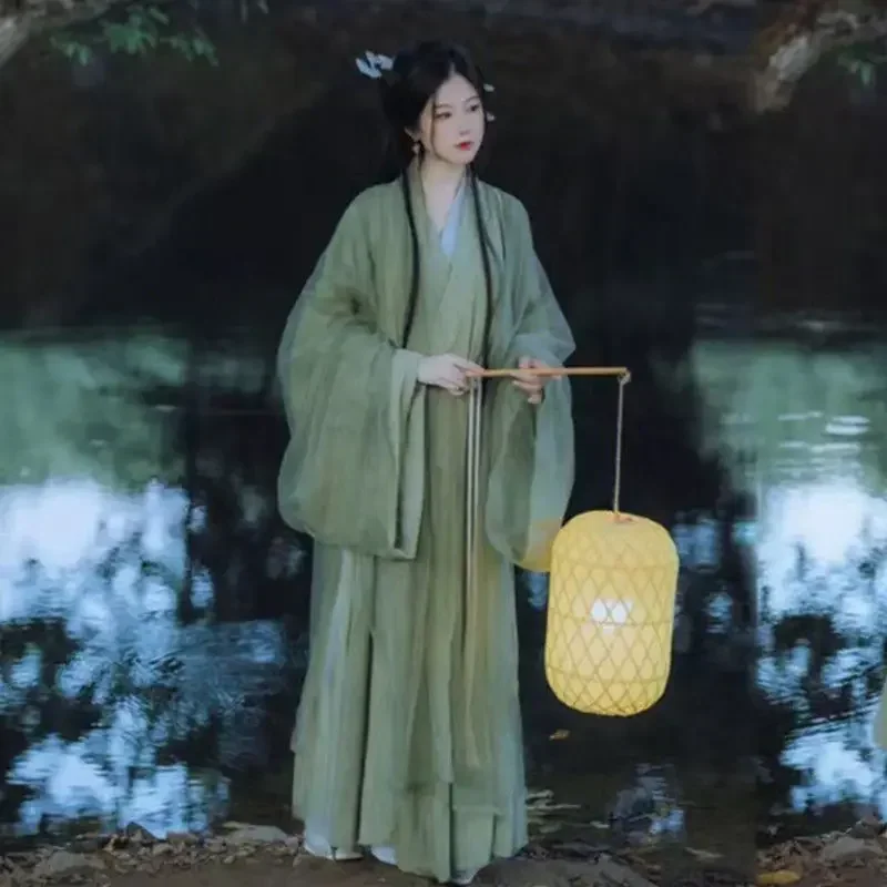 Hanfu Dress Women Ancient Chinese Hanfu Female Halloween Fairy Cosplay Costume Dress Hanfu Dress Plus Size