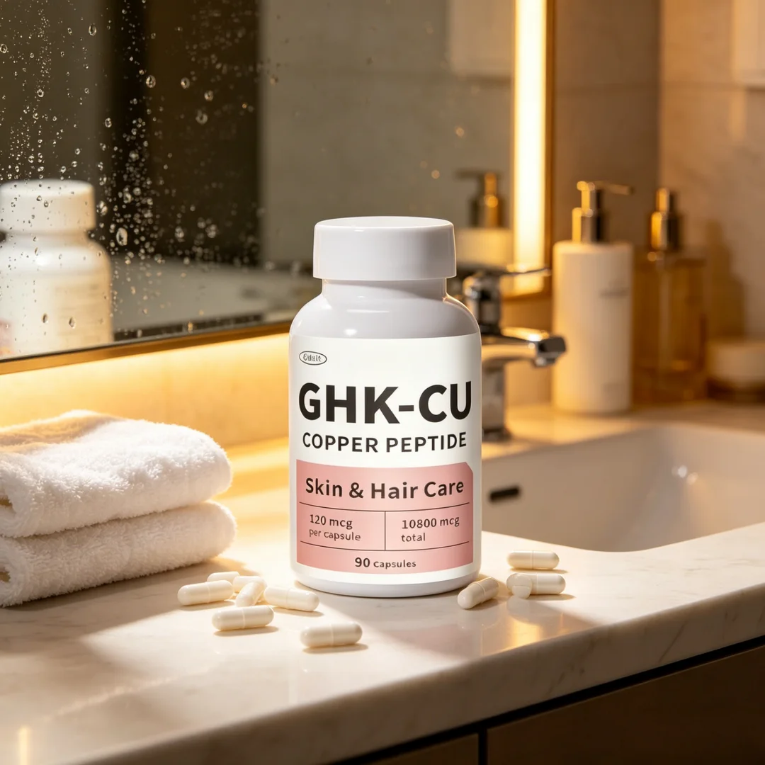 GHK-CU Copper Peptide Supplement for Hair and Skin Capsules -(Home & Garden) Soap Making
