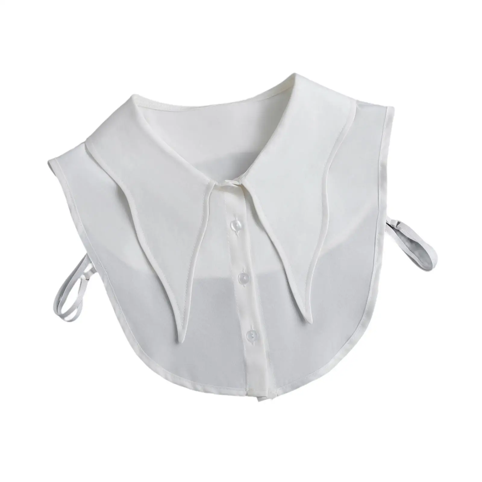 Faux Shirt Collar Pointed Blouse Attachment Decorative Neckwear Adjustable Half Top for Women Sweater Casual Style