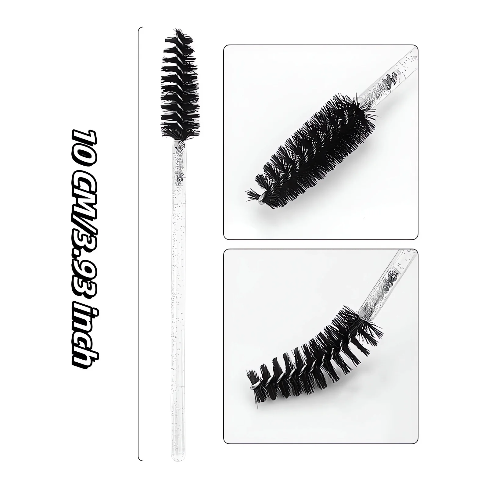 Brosses à cils professionnelles en cristal de poulet, baguettes de mascara, extension de cils, ensemble d'outils de maquillage Eyebloggand, 50 pièces