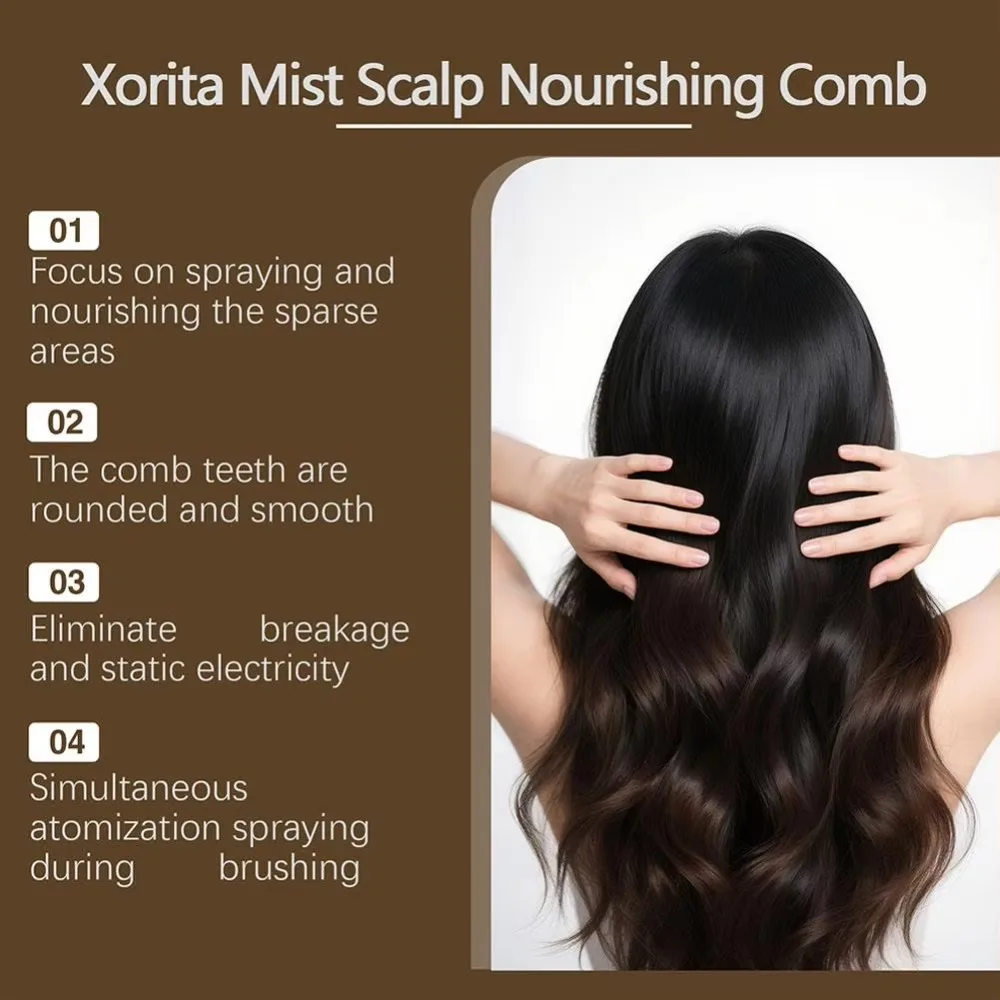 Electric Spray Air Cushion Scalp Comb