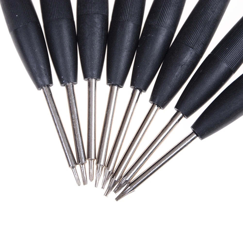 8pcs Precision Screwdriver Set T3 T4 T5 T6 Torx Cross Slotted Star Magnetic Screwdriver Bit Repair Kit Disassembly Opening Tools