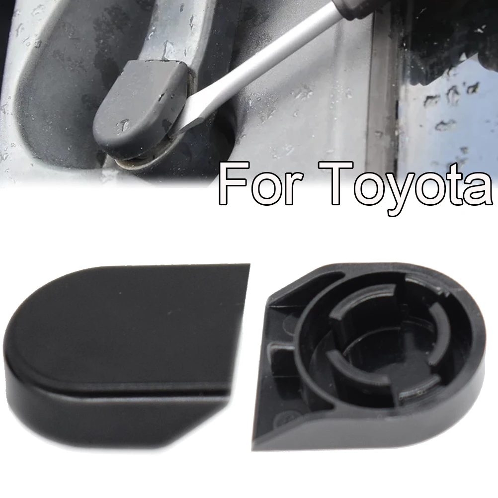 2X Car Front Windscreen Wiper Arm Nut Cap Bolt Cover For Toyota Hilux Supra Tacoma Tercel Starlet Aygo Yaris Echo Pickup Tundra