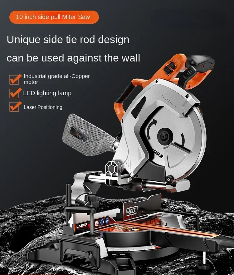 10 inch 12 inch tie rod miter multi-functional aluminum sawing machine