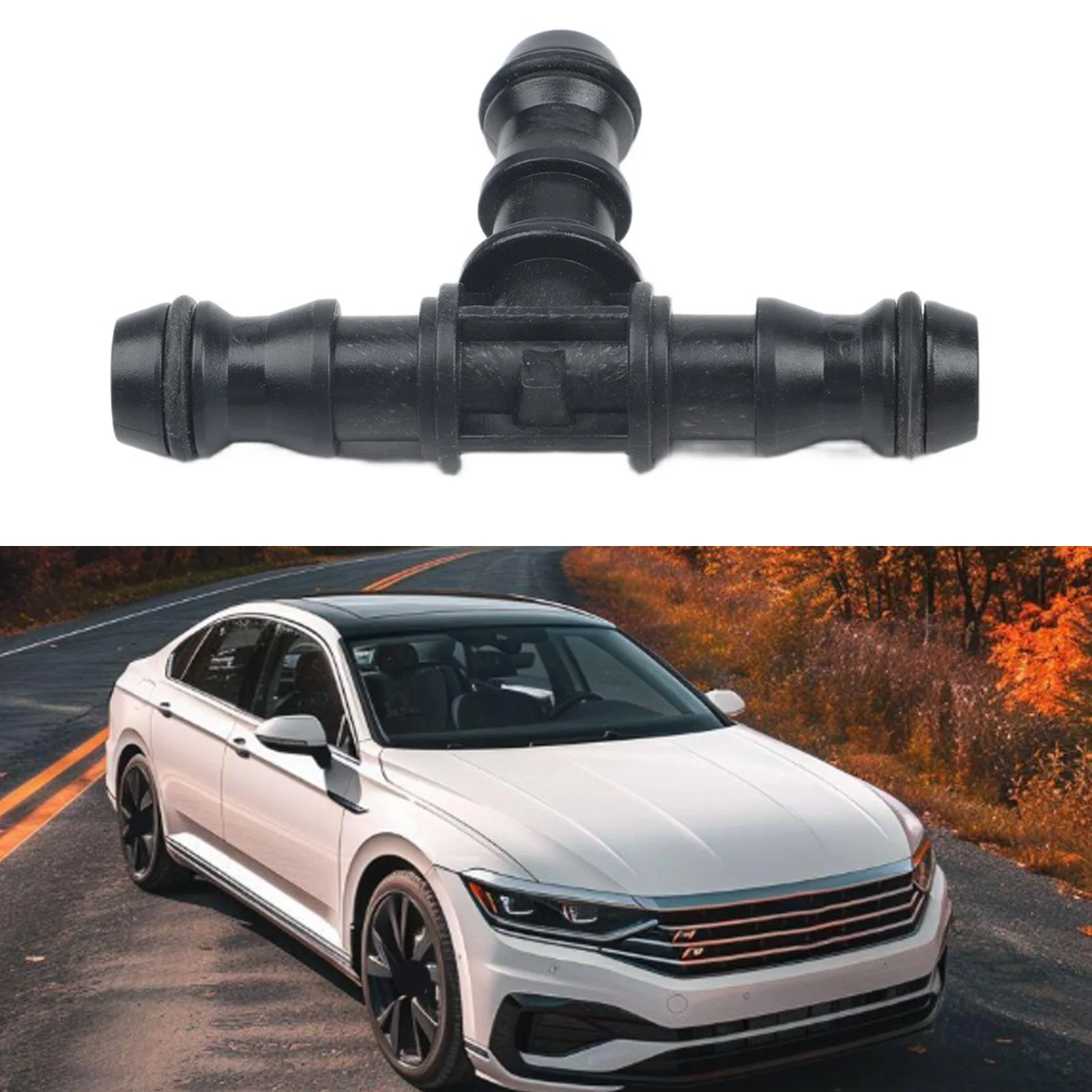 Bumper Nozzle Front Washer Headlight Washer Replacement Plastic Construction ABS Material For Passat B6 2006-2011