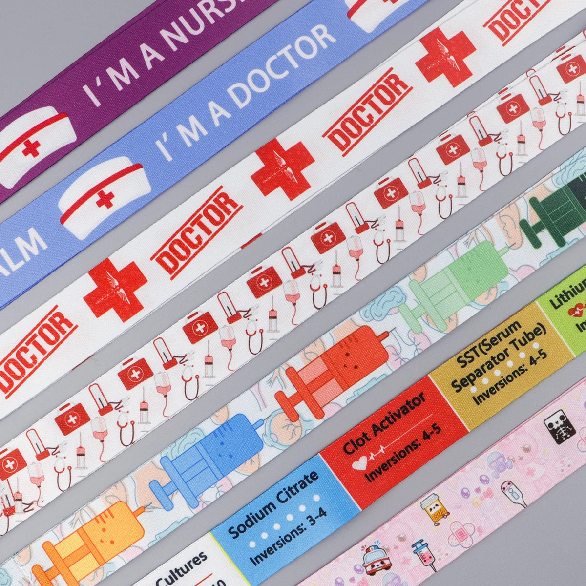 طبيب ممرضة اسهم للمفاتيح بطاقة الهوية رياضة أحزمة هاتف USB شارة حامل لتقوم بها بنفسك شنق حبل الرقبة الأشرطة المفاتيح الحبل الطبي