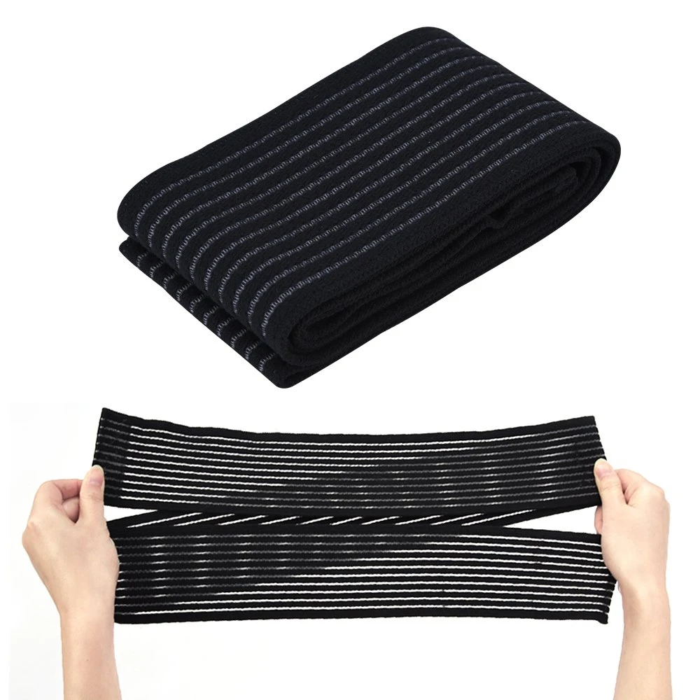 Bandage de Compression pour jambes, 1 pièce, manchon de Compression élastique pour mollets, Support de cheville, réglable pour hommes et femmes