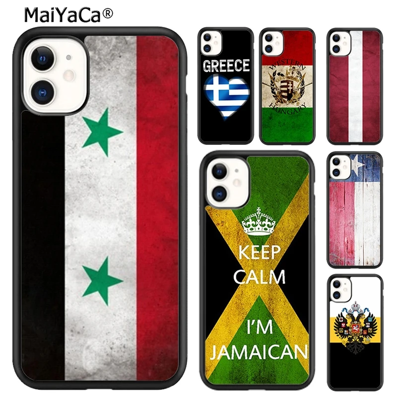 MaiYaCa Syria Hungary Latvia Russia South Korea flag Phone Case For iPhone 16 15 SE2020 7 8 plus 11 12 mini 13 14 pro max