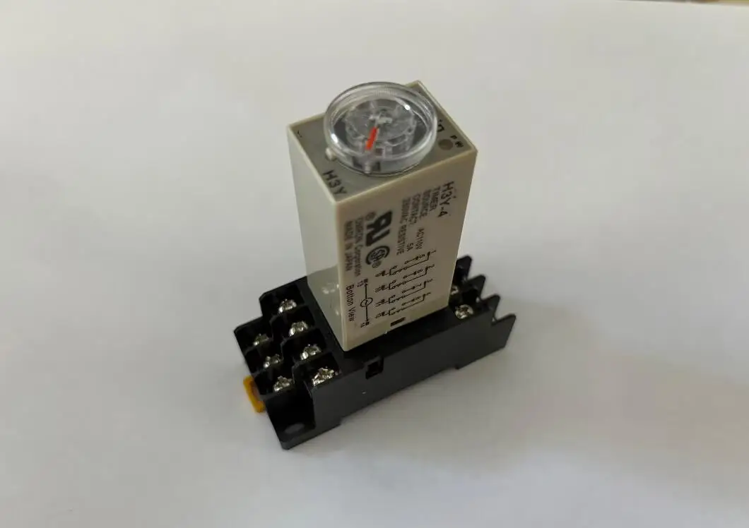 1S~60Min H3Y-4 Power On Time Delay Relay Solid-State Timer 3Min 12V/24V/36V/110V/220V/380V 14 Pin with Base