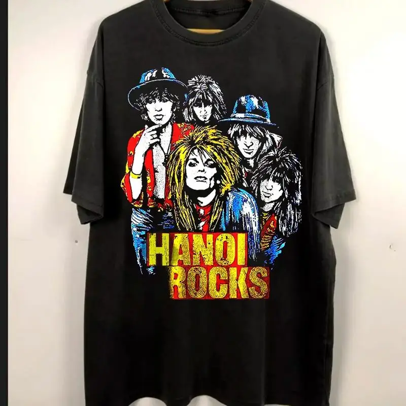 

Retro Hanoi Rocks Concert Men S 235XL 8D408 T shirt
