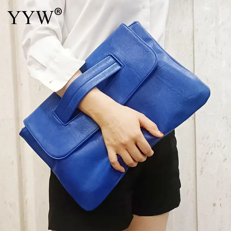 

Women Envelope PU Leather Clutch Handbag Large Capacity Female Daily Commuter Messenger Purse Ladies Party Evening Bags Wallets