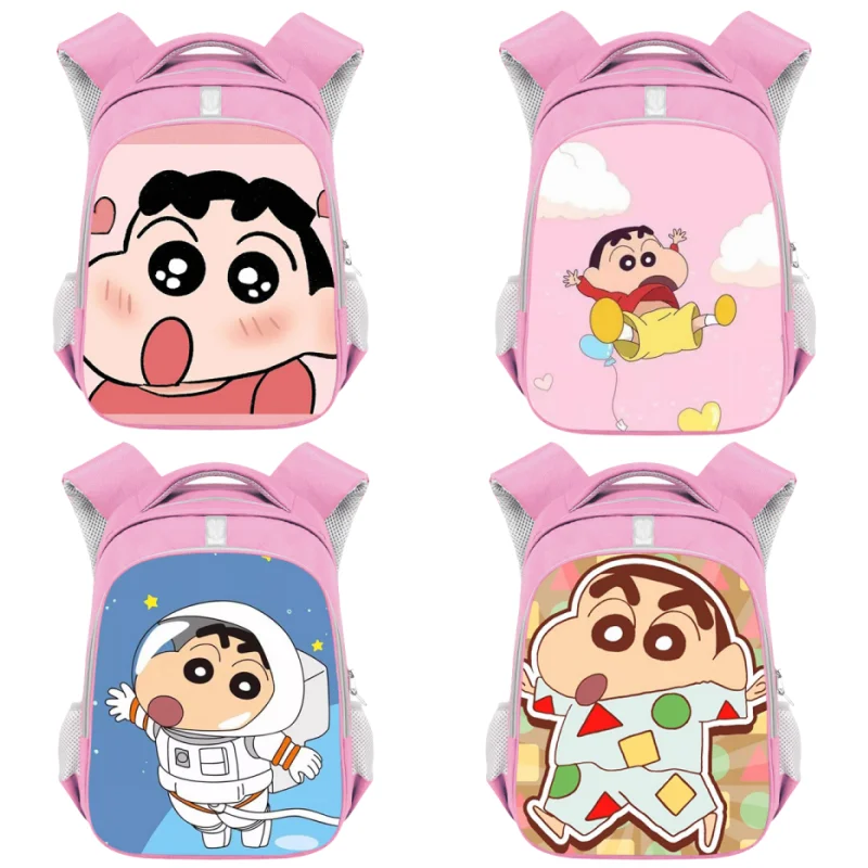 Kawaii Crayon Shin-Chan Backpack Cute Student Breathable and Burden-Reducing Large Capacity School Bag Children's Backpack Gift