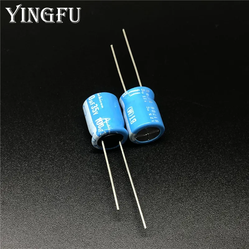 10pcs 100uF 35V NICHICON BT Series 10x12.5mm High reliable 35V100uF Aluminum Electrolytic capacitor 35V100 uF